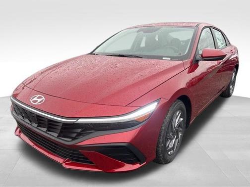 Ultimate Red Metallic 2026 Hyundai ELANTRA HEV Blue