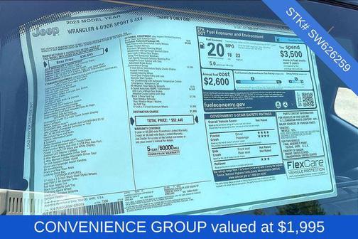 2025 Jeep Wrangler Sport S