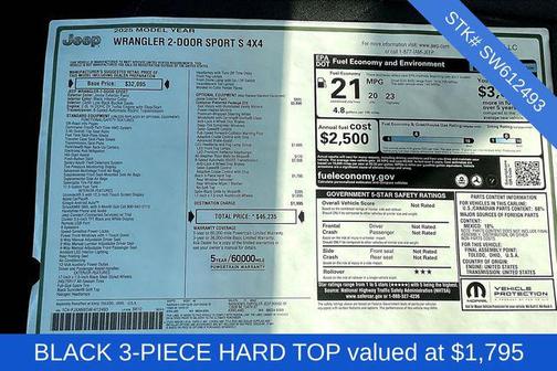 2025 Jeep Wrangler Sport S