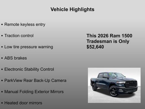 2026 RAM 1500 Tradesman