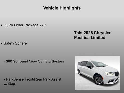 2026 Chrysler Pacifica Limited