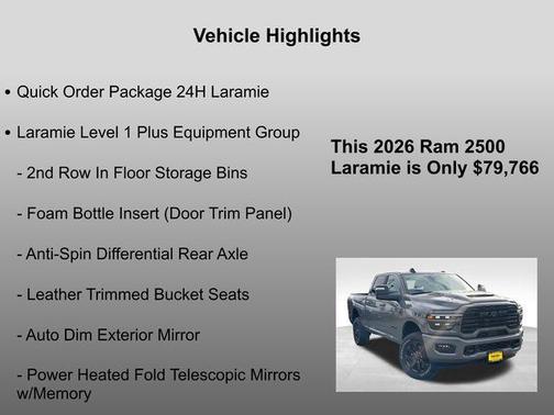 2026 RAM 2500 Laramie