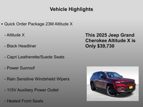 2025 Jeep Grand Cherokee Altitude