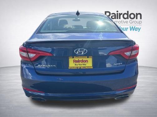 Blue 2017 Hyundai SONATA Sport