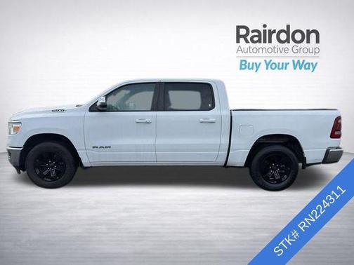 Bright White Clearcoat 2024 RAM 1500 Laramie