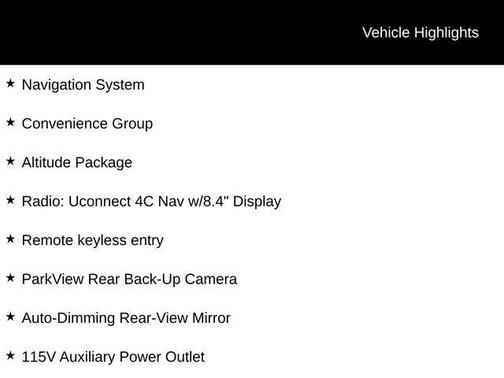 2022 Jeep Renegade Altitude