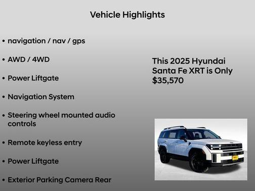 2025 Hyundai SANTA FE XRT