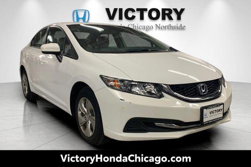 Taffeta White 2014 Honda Civic LX