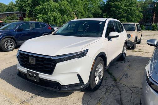 Platinum White Pearl 2023 Honda CR-V LX 2WD