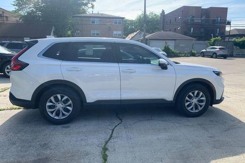 Platinum White Pearl 2023 Honda CR-V LX 2WD