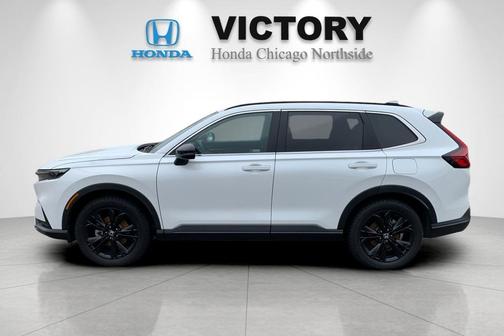 Platinum White 2023 Honda CR-V Hybrid Sport Touring AWD