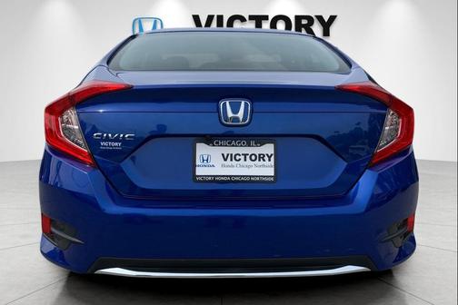 Aegean Blue Metallic 2020 Honda Civic LX