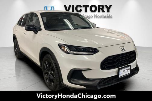 Platinum White 2023 Honda HR-V AWD Sport