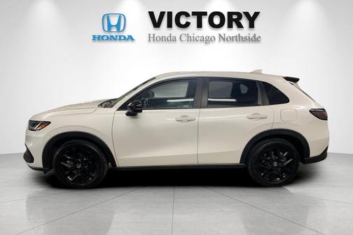 Platinum White 2023 Honda HR-V AWD Sport