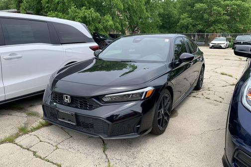 Crystal Black Pearl 2025 Honda Civic Sport