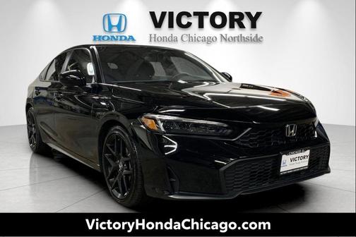 Crystal Black Pearl 2025 Honda Civic Sport