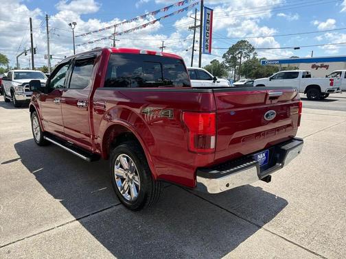 Red 2018 Ford F-150 Lariat