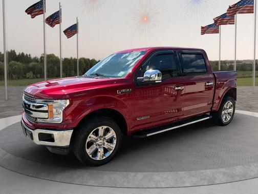 Red 2018 Ford F-150 Lariat
