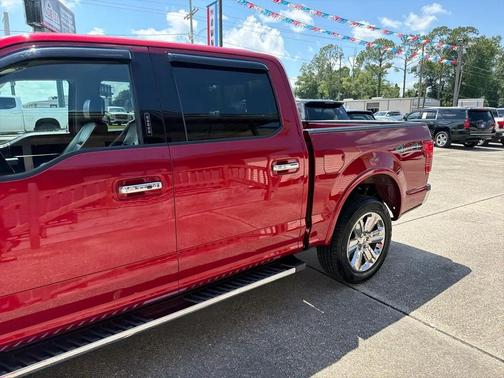 Red 2018 Ford F-150 Lariat