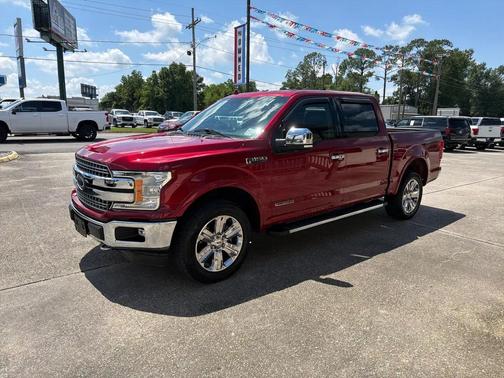 Red 2018 Ford F-150 Lariat
