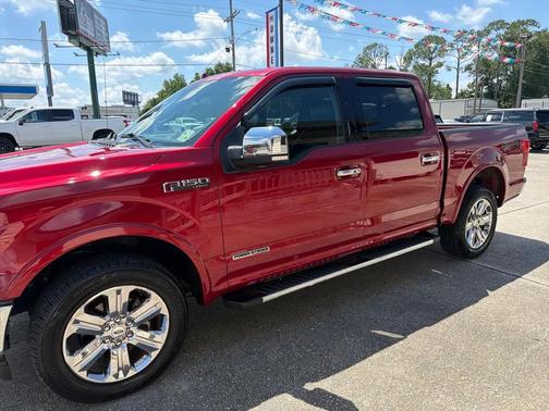 Red 2018 Ford F-150 Lariat