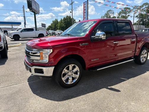Red 2018 Ford F-150 Lariat