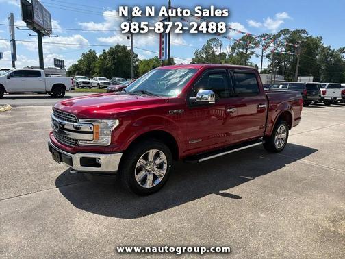 Red 2018 Ford F-150 Lariat
