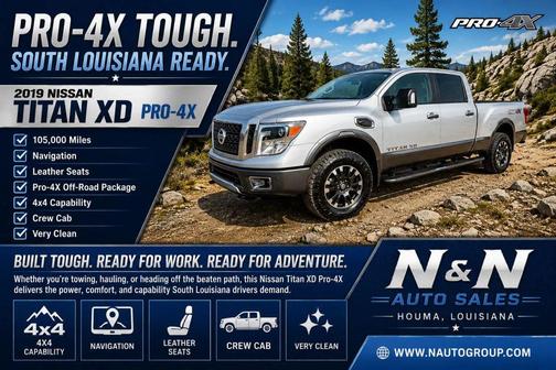 Brilliant Silver Metallic 2019 Nissan Titan XD PRO-4X