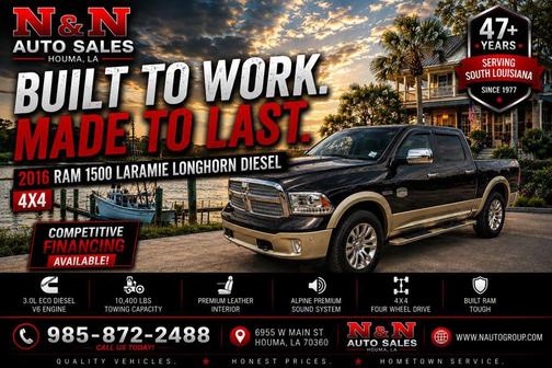 Luxury Brown Pearlcoat 2016 RAM 1500 Longhorn