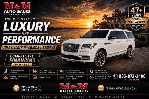 Ceramic Pearl Metallic Tri-Coat 2022 Lincoln Navigator Reserve
