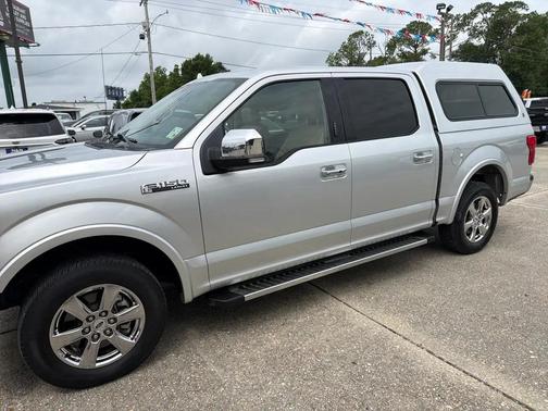 Silver 2018 Ford F-150 Lariat