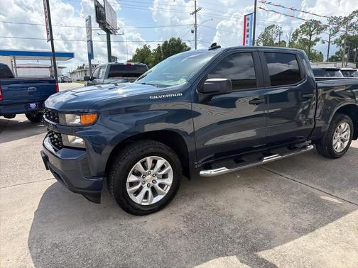 Blue 2021 Chevrolet Silverado 1500 Custom