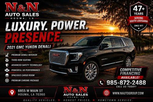 Onyx Black 2021 GMC Yukon XL Denali
