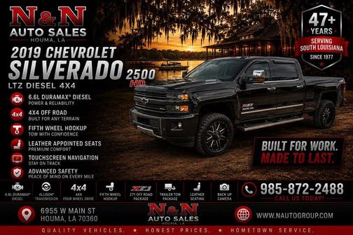 Black 2019 Chevrolet Silverado 2500 LTZ