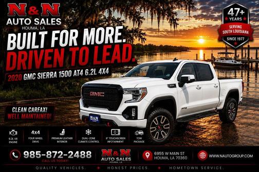 Summit White 2020 GMC Sierra 1500 AT4