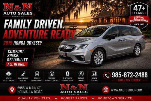 Lunar Silver Metallic 2019 Honda Odyssey LX