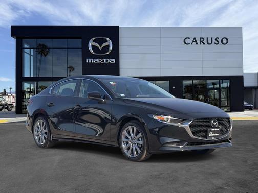 Jet Black Mica 2026 Mazda Mazda3 FWD w/Preferred Package