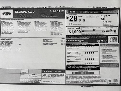 2025 Ford Escape ST-Line
