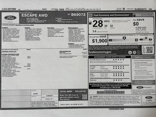 2025 Ford Escape Active