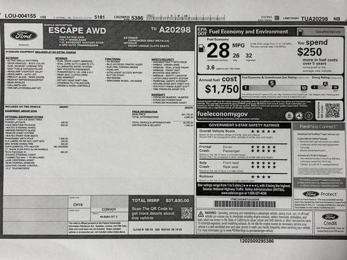 2026 Ford Escape Active