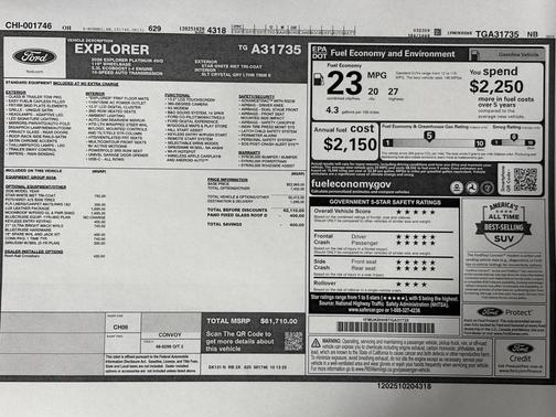 2026 Ford Explorer Platinum