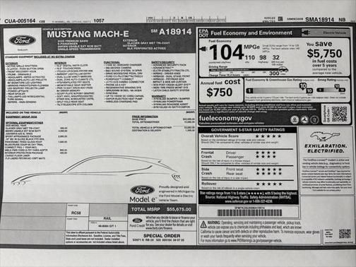 2025 Ford Mustang Mach-E Premium