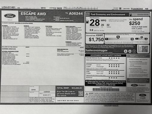 2026 Ford Escape Active