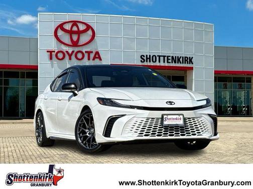 Midnight Black Metallic 2025 Toyota Camry XSE