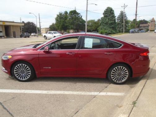 Ruby Red Metallic Tinted Clearcoat 2017 Ford Fusion Hybrid Titanium