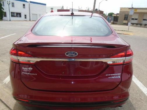 Ruby Red Metallic Tinted Clearcoat 2017 Ford Fusion Hybrid Titanium