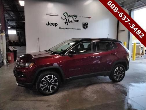 Velvet Red Pearlcoat 2022 Jeep Compass Limited