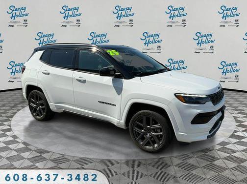Bright White Clearcoat 2025 Jeep Compass Limited