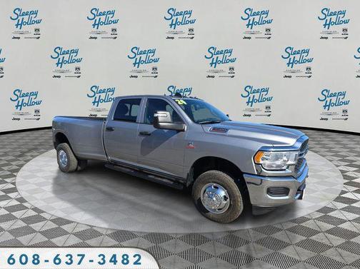 Billet Silver Metallic Clearcoat 2024 RAM 3500 Tradesman Crew Cab 4x4 8' Box