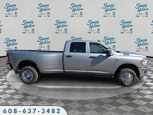 Billet Silver Metallic Clearcoat 2024 RAM 3500 Tradesman Crew Cab 4x4 8' Box